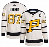 Men's Pittsburgh Penguins #87 Sidney Crosby Cream 2023 Winter Classic Stitched Jersey Dzhi,baseball caps,new era cap wholesale,wholesale hats